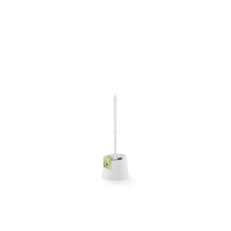 ESCOBILLA WC BLANCA COMPLETA MODELO LUX