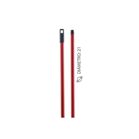 PALO DE METAL PLASTIFICADO ROJO 1,40CM