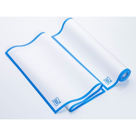 ROLL DRAP BLANCO CON CENEFA AZUL 40X64CM