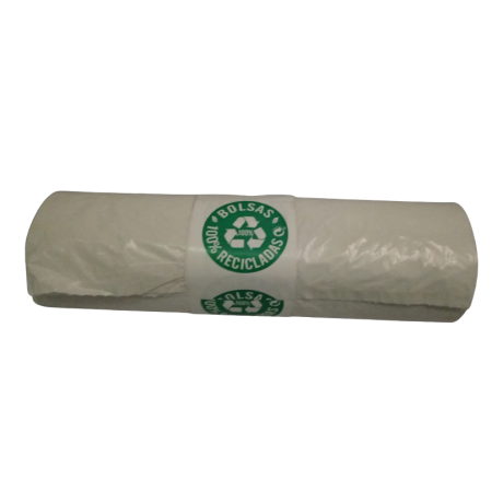 BOLSA BASURA FUERTE 35X40 BLANCA ESTANDAR