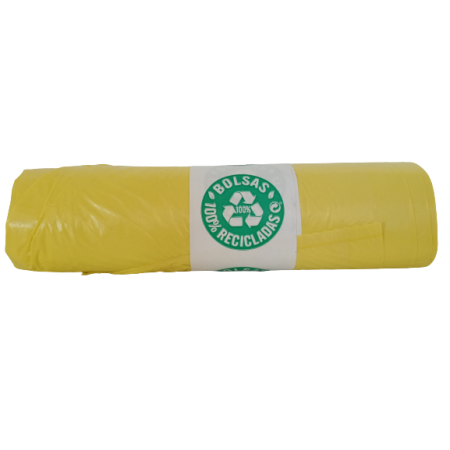 BOLSA BASURA AMARILLA 50X55 ESTANDAR