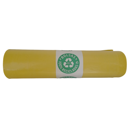 BOLSA BASURA AMARILLA 85X105 ESTANDAR