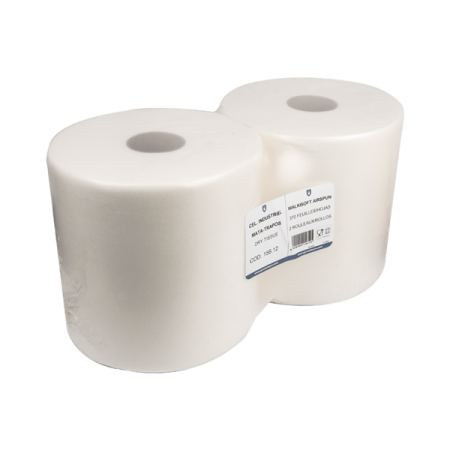 BOBINA SECAMANOS INDUSTRIAL 1 CAPA 370 SERVICIOS FARDO 2 ROLLOS