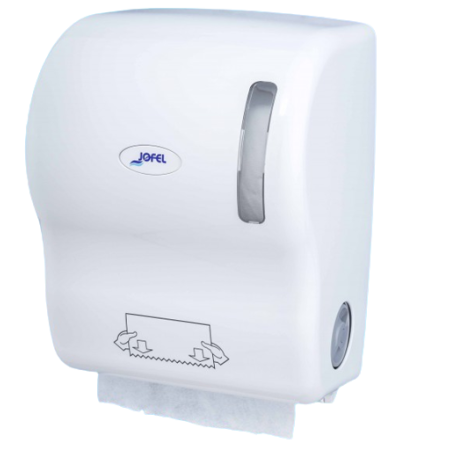DISPENSADOR BOBINA AUTOCORTANTE ABS BLANCO