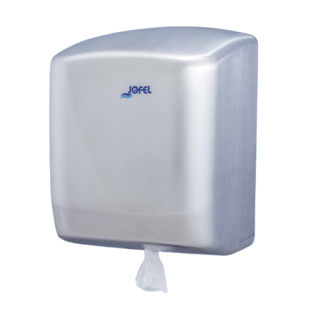 DISPENSADOR DE PAPEL MECHA COLOR SATINADO INOXIDABLE