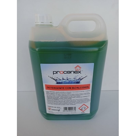 DETERGENTE FREGASUELOS CON BIOALCOHOL GARRAFA 5L
