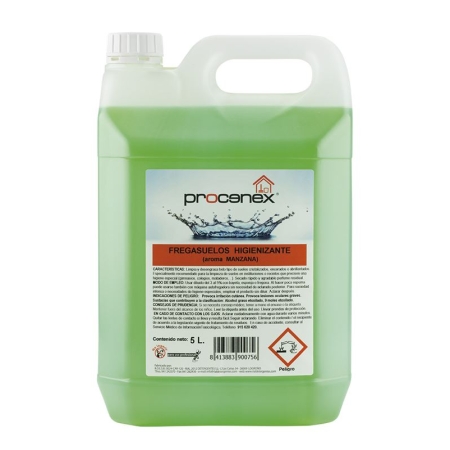 FREGASUELOS BACTERIOSTATICO FORTE OLOR MANZANA GARRAFA 5L