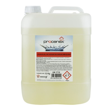 LAVAVAJILLAS MAQUINA AGUAS BLANDAS GARRAFA 12KG
