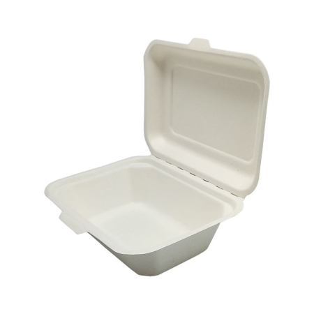 ENVASE FIBRA DE CAÑA(BAGAZO) PARA HOT DOG/SNACK 180X130