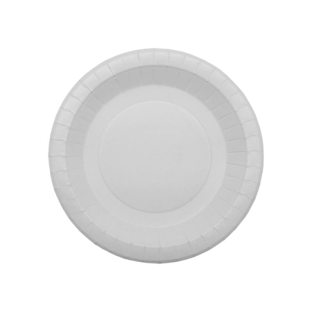 PLATO CARTON BLANCO 18CM TAKE AWAY