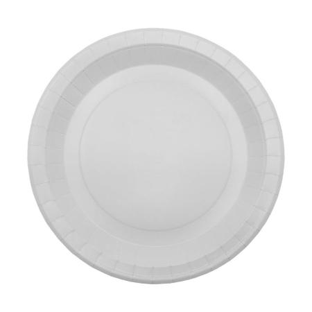 PLATO CARTON BLANCO 23CM TAKE AWAY