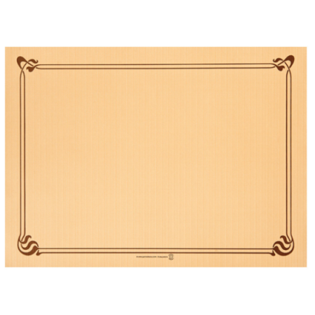 MANTEL 31X43 CARAMELO