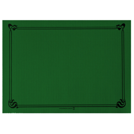 MANTEL 31X43 VERDE JAGUAR