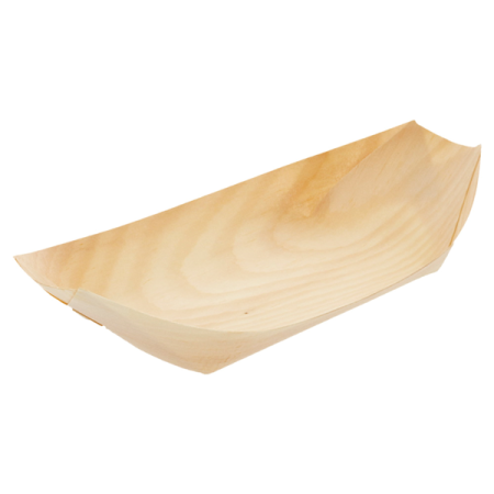 BARQUILLA HOJUELA DE MADERA 19,5X10X2,5