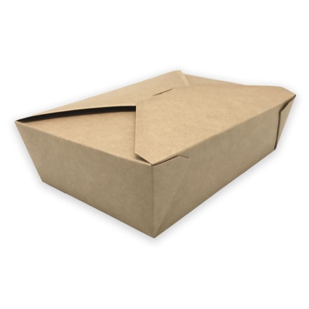 CAJA TAKE-AWAY DE CARTON KRAFT 197X140X65