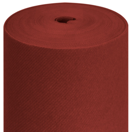 MANTEL EN ROLLO 1,20X50 COLOR BURDOS, AIRLAID, 55GR