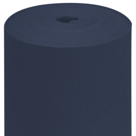 MANTEL EN ROLLO 1,20X50, COLOR AZUL MARINO, AIRLAID, 55GR
