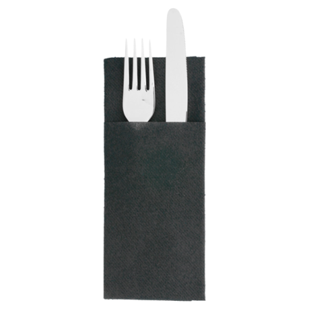 SERVILLETA CANGURO 33X40 NEGRA