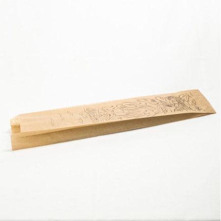 BOLSA PAPEL BAGUETTE KRAFT 10+3X50