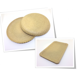 PLATO ACANALADO CARTON 18CM