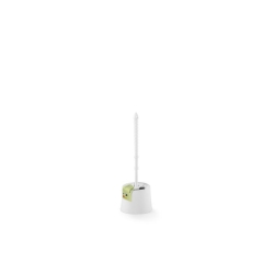 ESCOBILLA WC BLANCA COMPLETA MODELO LUX