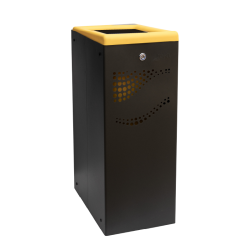 PAPELERA SELECTIVA MODULAR AMARILLA