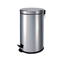 PAPELERA A PEDAL INOX 5L CON CUBO INTERIOR