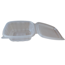 ENVASE RECTANGULAR CON TAPA PARA MICROONDAS 750-M