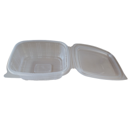 ENVASE RECTANGULAR CON TAPA PARA MICROONDAS 1000-M