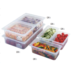 RECIPIENTE HERMETICO POLIPROPILENO + TAPA 17,6X32,5CM CAPACIDAD 5,3L
