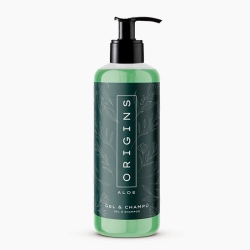 BOTELLA GEL+CHAMPU ALOE VERA 