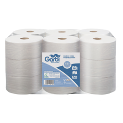 HIGIENICO INDUSTRIAL GARBI 2CAPAS 343 SERVICIOS FARDO 18 ROLLOS