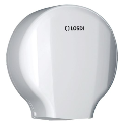 DISPENSADOR DE PAPEL HIGIENICO ABS BLANCO