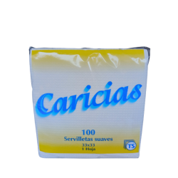 SERVILLETA 33X33 1CAPA BLANCA