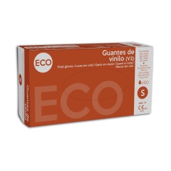 GUANTE DE VINILO ECO SIN POLVO TALLA PEQUEÑA