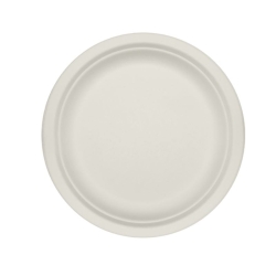 PLATO BLANCO FIBRA DE CAÑA ECOLOGICO 26CM