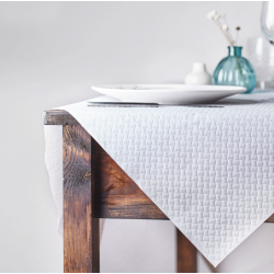 MANTEL DE PAPEL 100X100, COLOR BLANCO, 35GR