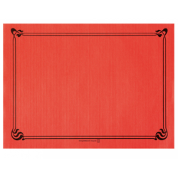 MANTELIN 31X43CM ROJO CELULOSA 48GR