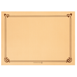MANTEL 31X43 CARAMELO