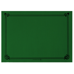 MANTEL 31X43 VERDE JAGUAR