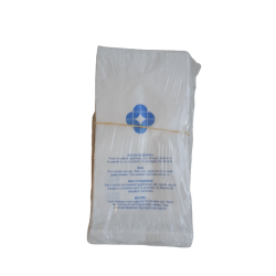 BOLSA HIGIENICA CELULOSA BLANCA IMPRESA 14+7X28