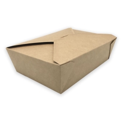 CAJA TAKE-AWAY DE CARTON KRAFT 197X140X65