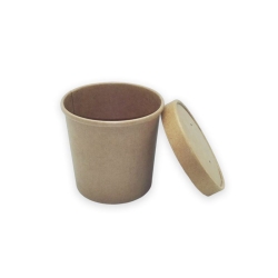 TARRINA DE CARTON KRAFT 350ML DIAMETRO 96