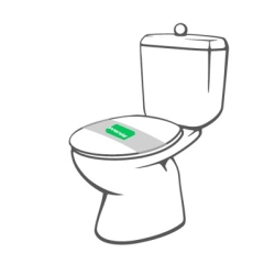 PRECINTO PARA WC ECOLOGICO