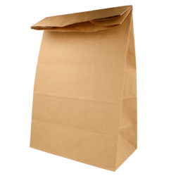 BOLSA PAPEL KRAFT SIN ASA 25+15X47CM