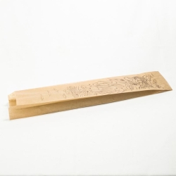 BOLSA PAPEL BAGUETTE KRAFT 10+3X58