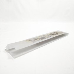 BOLSA PAPEL BAGUETTE BLANCA 12+9X58