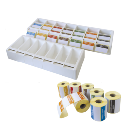 DISPENSADOR DE ETIQUETAS 5X2,5 (NO INCLUIDAS)