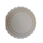 RODAL PARAFINADO COLORES BLANCO/ORO 30CM