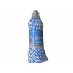 FREGONA MICROFIBRA AZUL/BLANCO SIN PALO